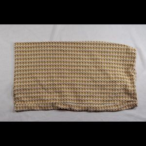 Mustard midi pencil skirt